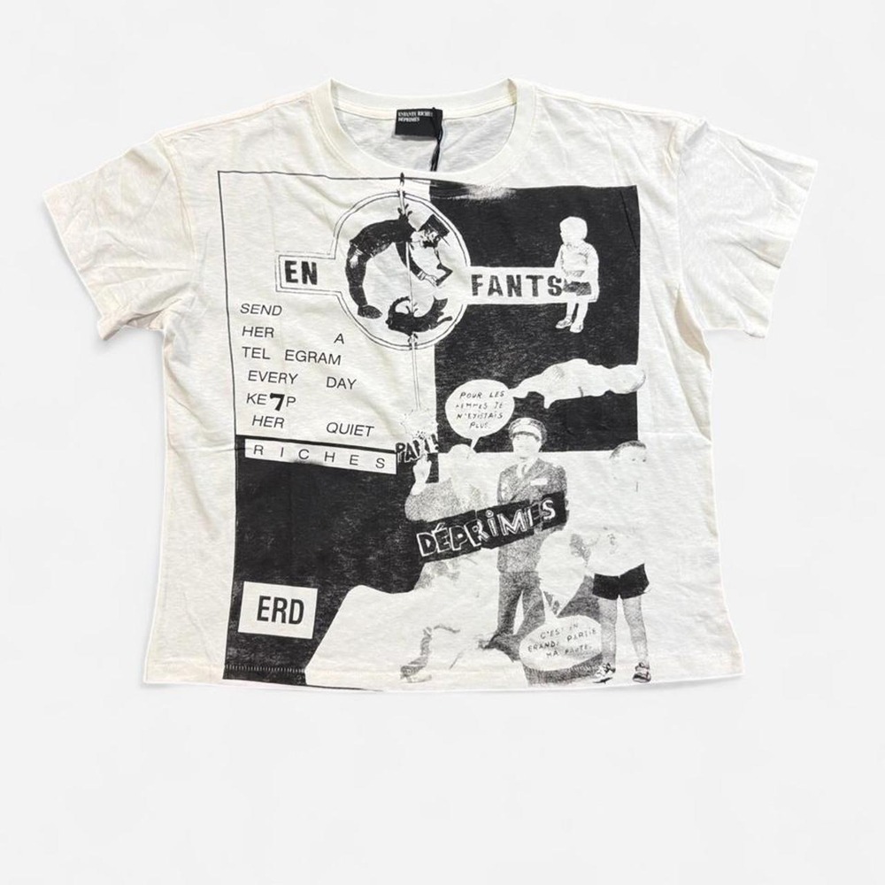 Enfants Riches Déprimés Collage Graphic T Shirt * M